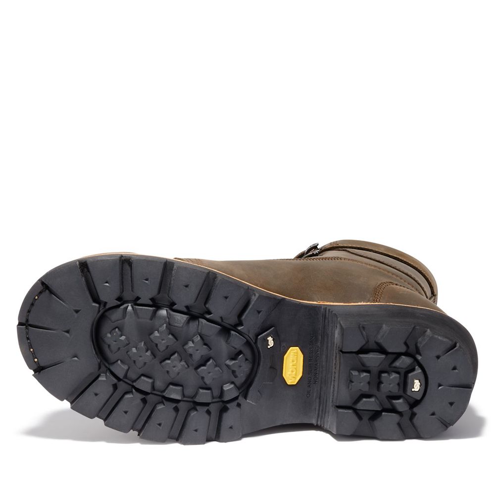 Botas Masculino - Timberland Pro Rip Saw 9\" Comp Toe Logger - CDVGP7930 - Marrom